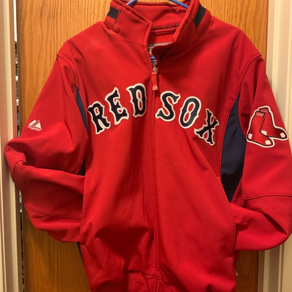 Majestic Authentic Bull Pen Jacket Red Sox